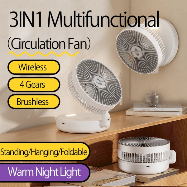 Versatile Breeze & Glow Fan