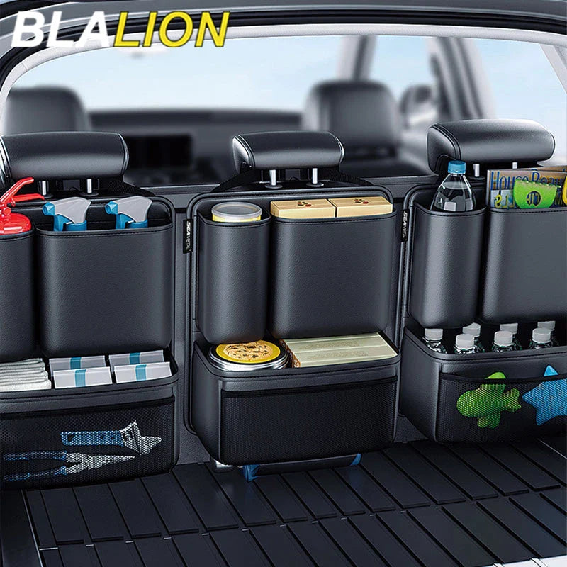 Leather Trunk Organizer Bag