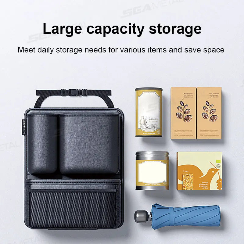 Leather Trunk Organizer Bag