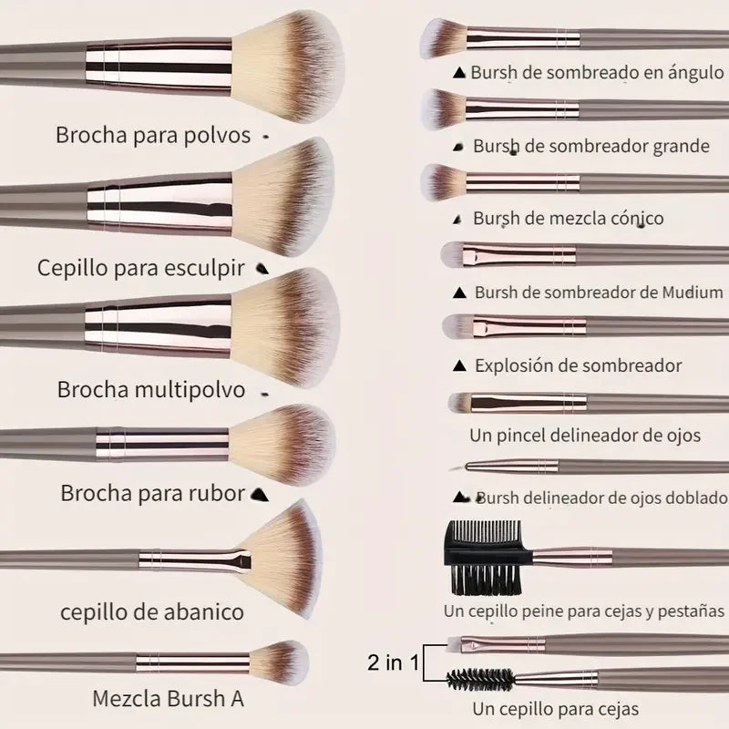 Fluffy Beauty Brush Set